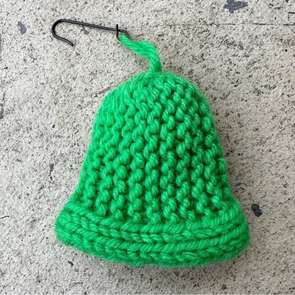 Crocheted Christmas Bell Ornament - Picture 4 of 10